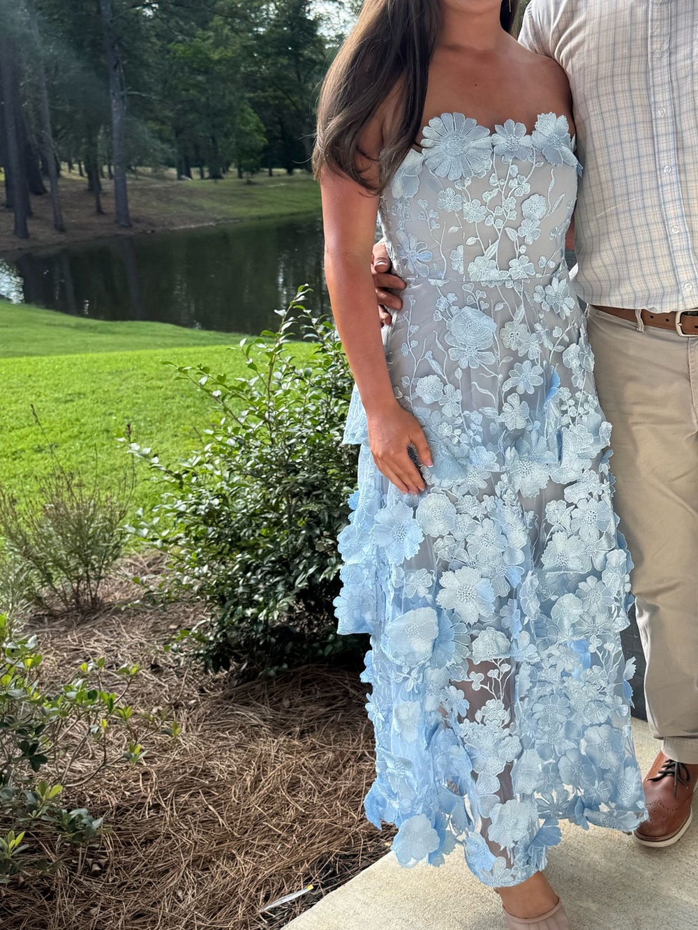 Elliatt Selene Tiered 3D Floral Dress - Picture 2 of 2
